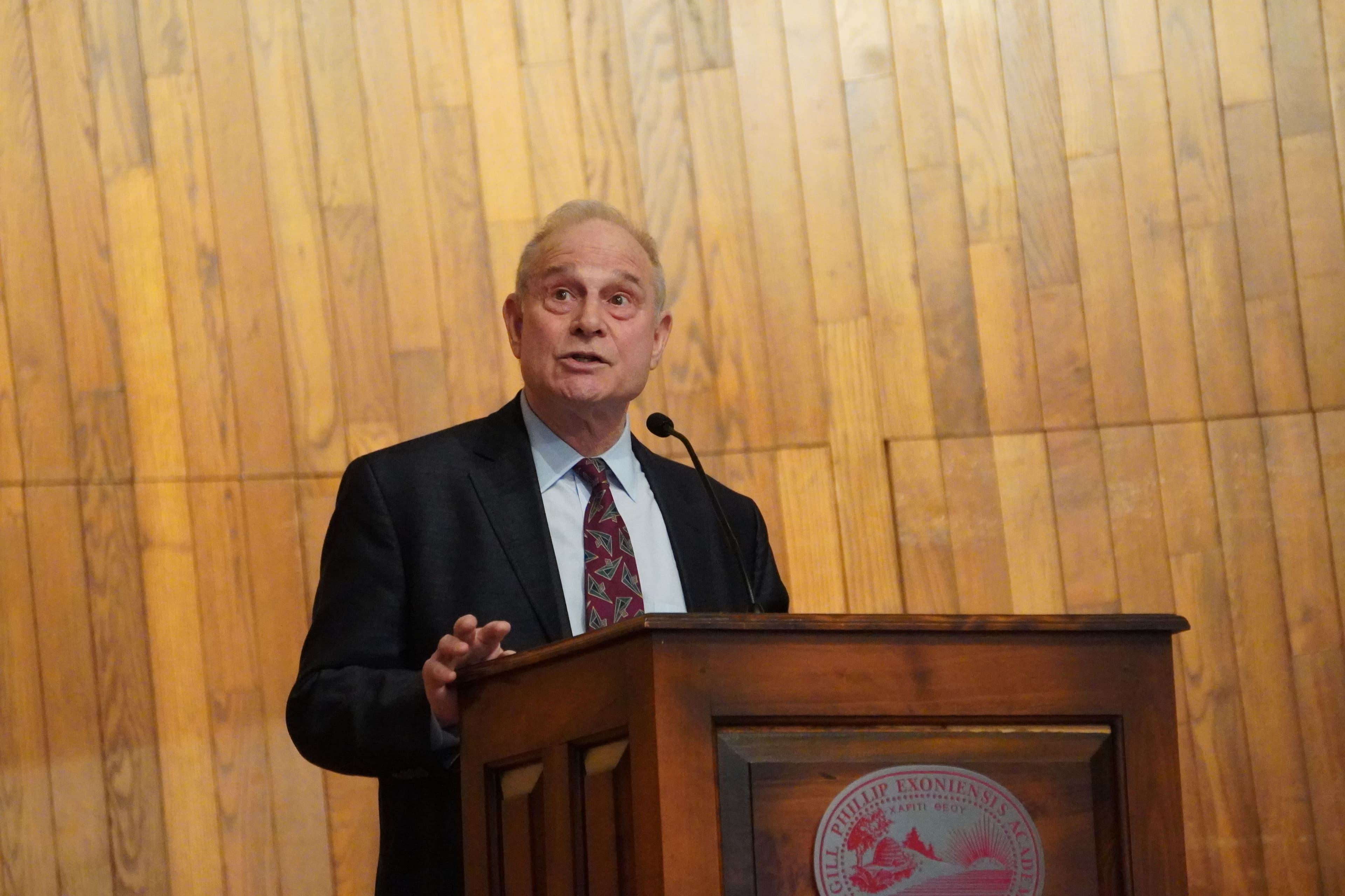 Yale Law Proffessor Lincoln Caplan ‘68 Addresses the “Justice Gap” At Tuesday Morning Assembly