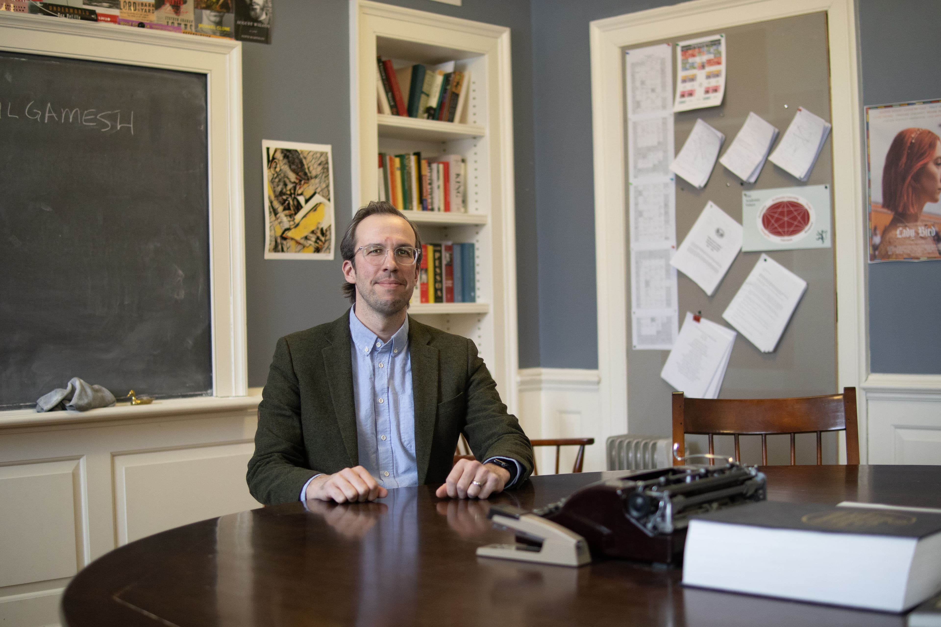 Gaudet joined the Academy this school year as a new addition to the English department. The bitter Exeter climate was nothing new to him: not only is he a native of Vermont and New Hampshire, but Gaudet also previously worked at Vermont Academy and the Holderness School, located further north of Exeter, for more than half a decade before making the transition to PEA.